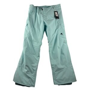 NWT Burton Womens XL Reserve Insulated Snowboard Pants Teal Green Ski Winter